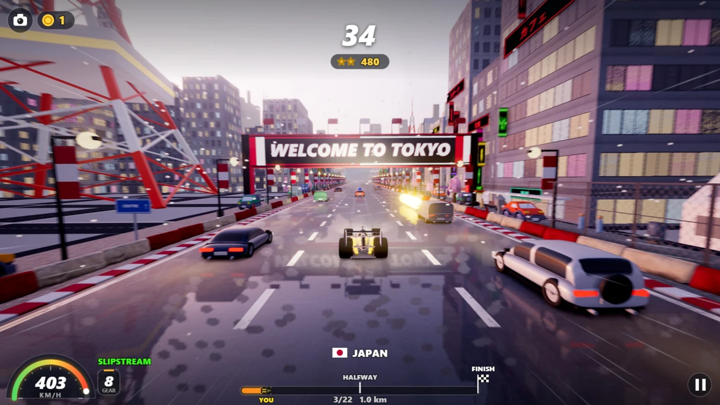 Extreme Racing: World Tour gameplay